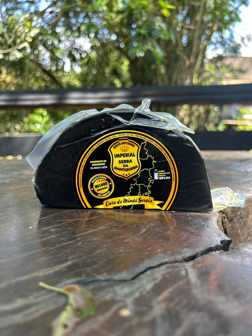Queijo Artesanal Imperial Serra da Mantiqueira Capa Preta 500g
